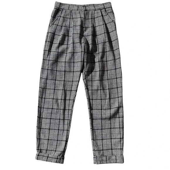 Motel Rocks Houndstooth Cuffed Pants Women’s Size Medium - Picture 1 of 7